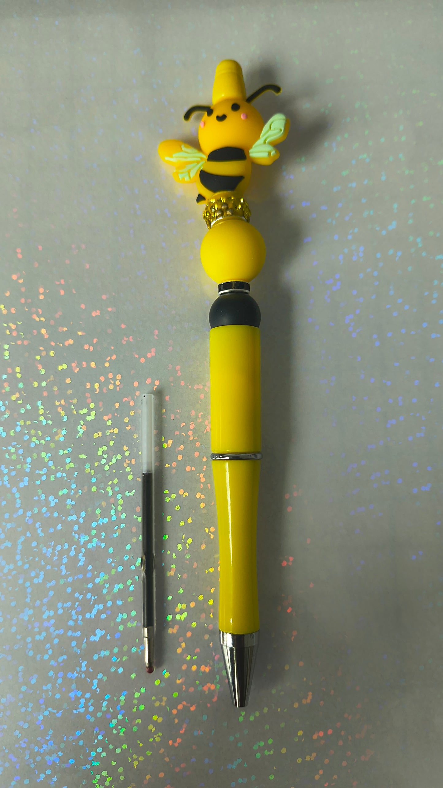 Handcrafted Beaded Pen (Free Refill Included)