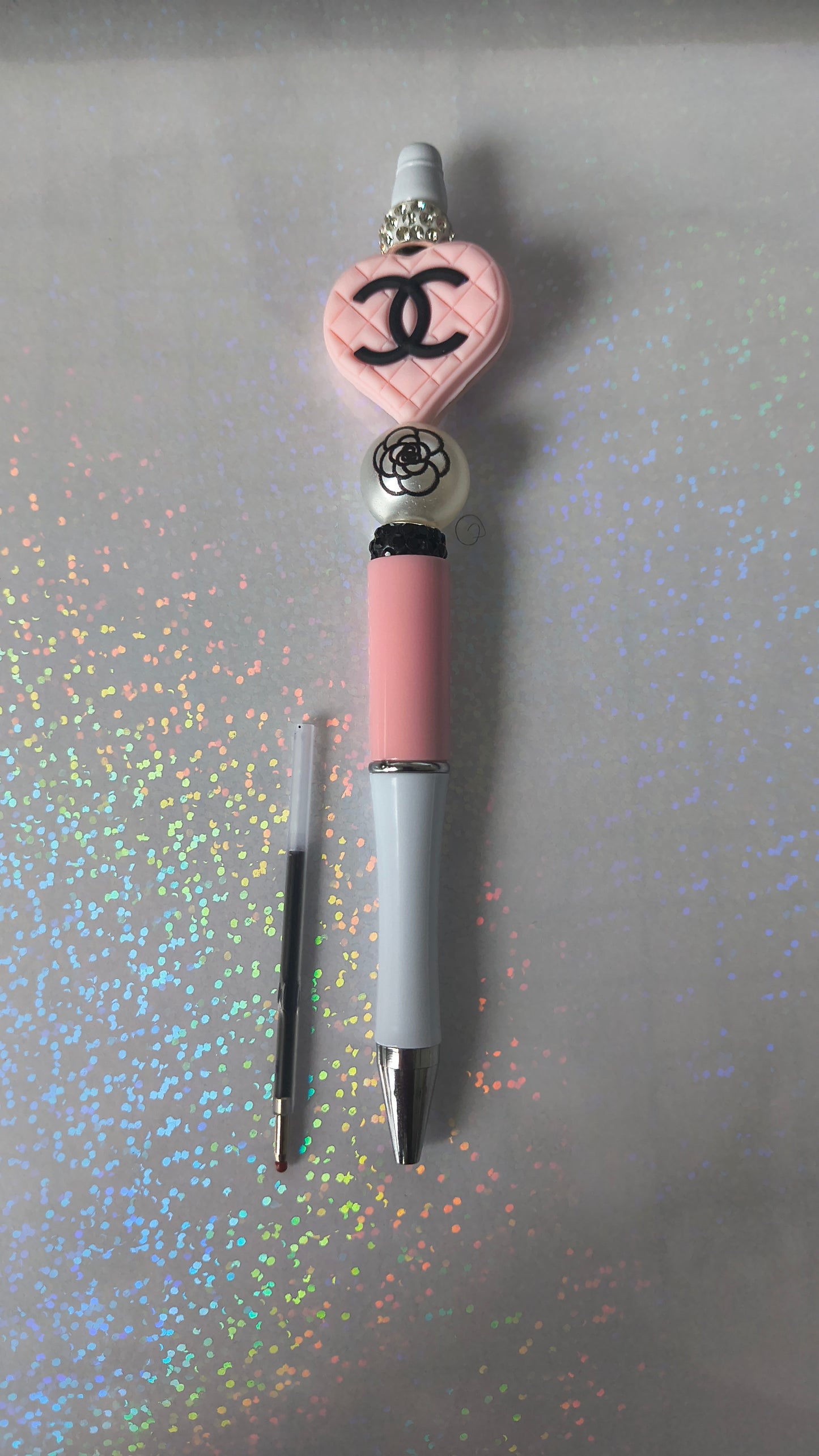 Handcrafted Beaded Pen (Free Refill Included)