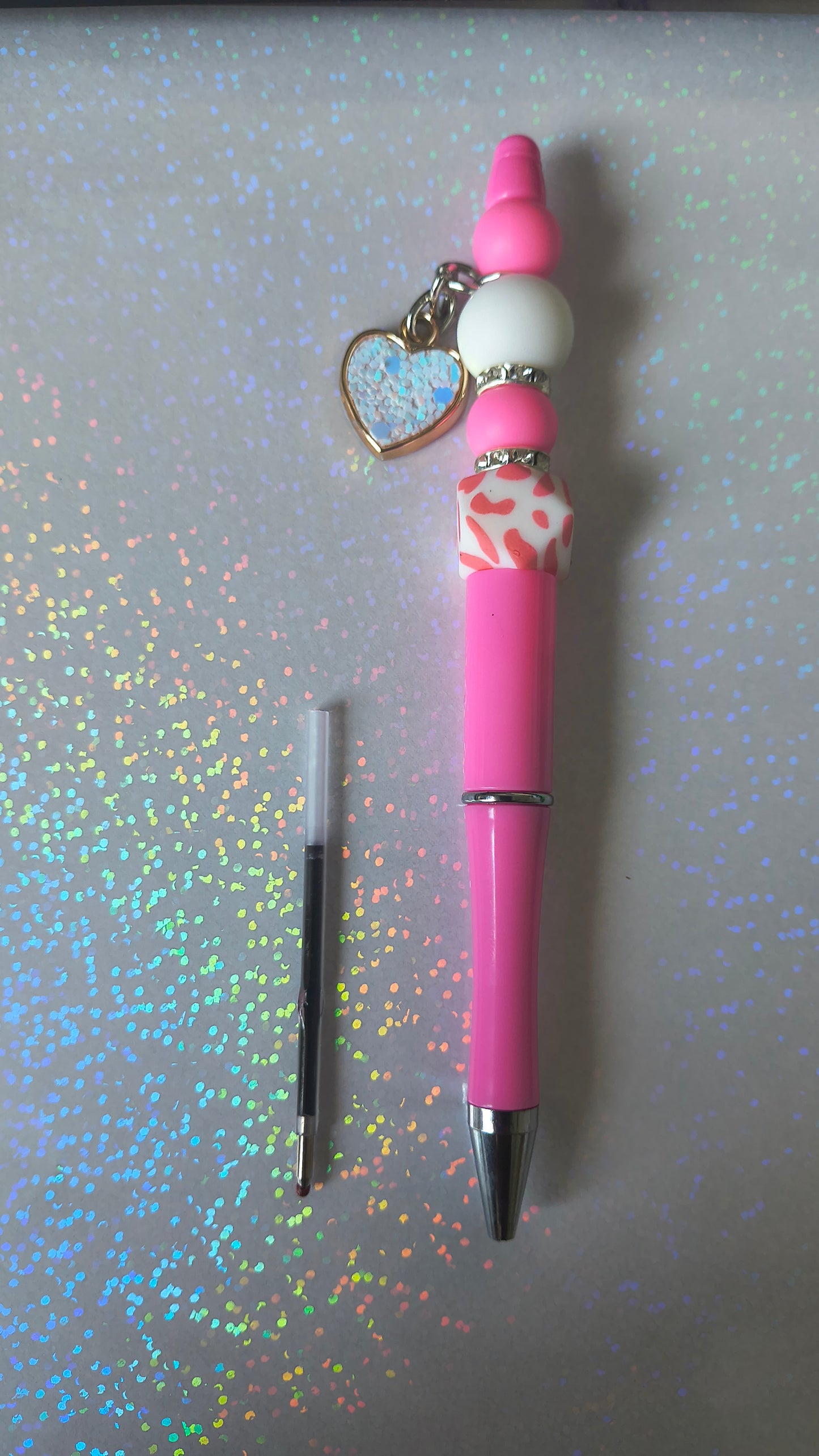 Handcrafted Beaded Pen (Free Refill Included)
