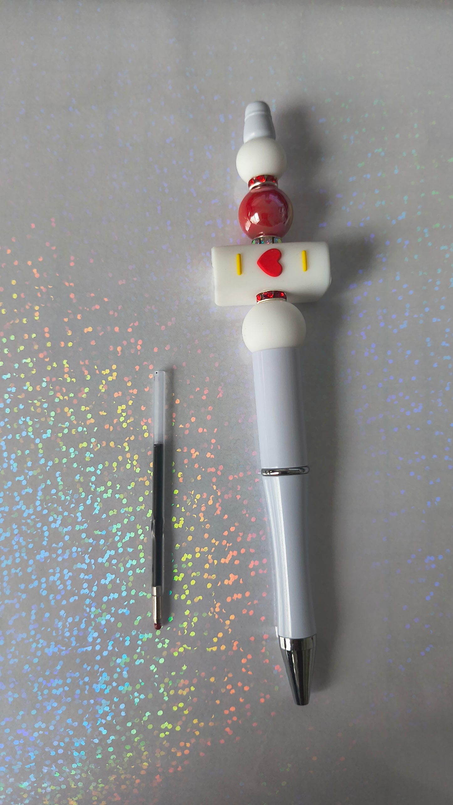 Handcrafted Beaded Pen (Free Refill Included)